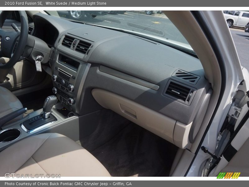 White Suede / Medium Light Stone 2010 Ford Fusion SE