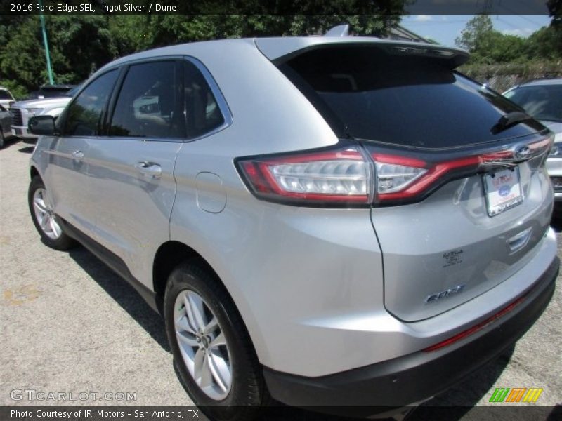 Ingot Silver / Dune 2016 Ford Edge SEL