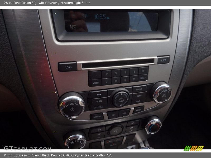 White Suede / Medium Light Stone 2010 Ford Fusion SE