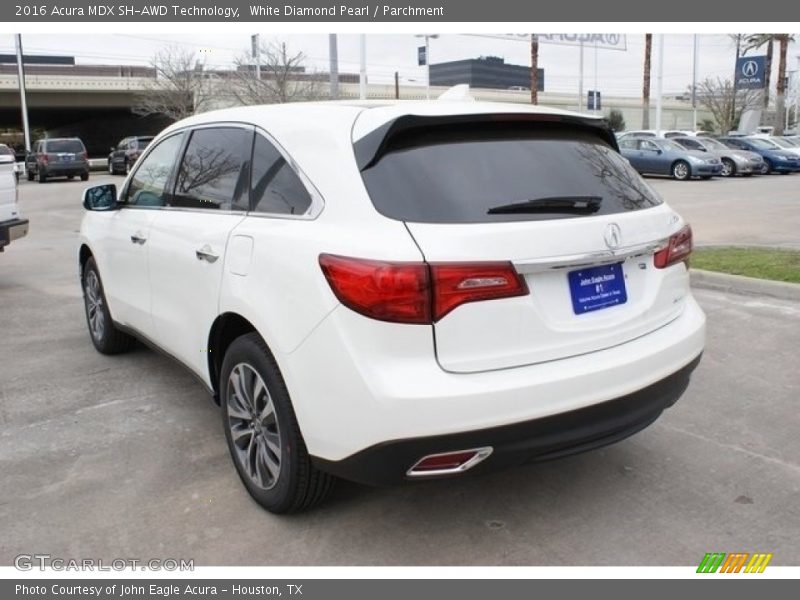 White Diamond Pearl / Parchment 2016 Acura MDX SH-AWD Technology