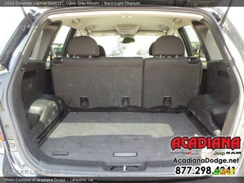 Cyber Gray Metallic / Black/Light Titanium 2013 Chevrolet Captiva Sport LT