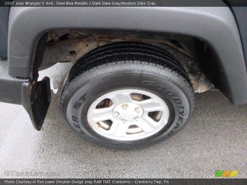 Steel Blue Metallic / Dark Slate Gray/Medium Slate Gray 2007 Jeep Wrangler X 4x4