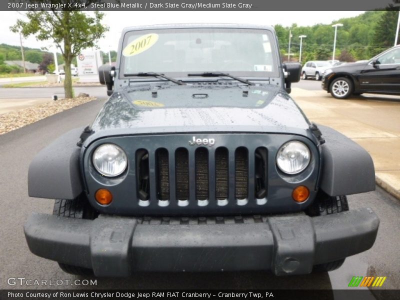 Steel Blue Metallic / Dark Slate Gray/Medium Slate Gray 2007 Jeep Wrangler X 4x4