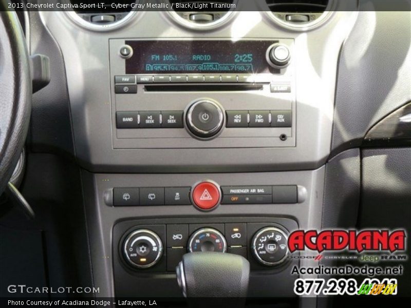 Cyber Gray Metallic / Black/Light Titanium 2013 Chevrolet Captiva Sport LT