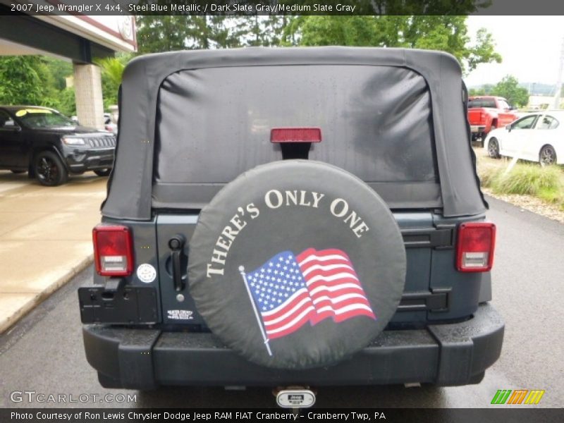 Steel Blue Metallic / Dark Slate Gray/Medium Slate Gray 2007 Jeep Wrangler X 4x4