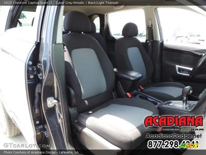 Cyber Gray Metallic / Black/Light Titanium 2013 Chevrolet Captiva Sport LT