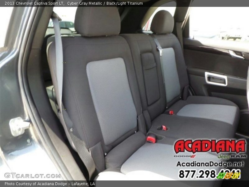 Cyber Gray Metallic / Black/Light Titanium 2013 Chevrolet Captiva Sport LT