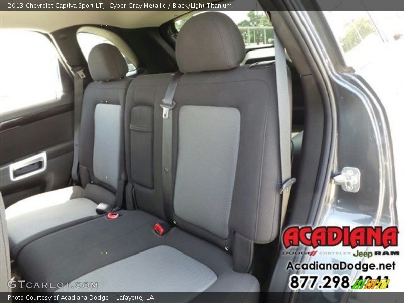 Cyber Gray Metallic / Black/Light Titanium 2013 Chevrolet Captiva Sport LT