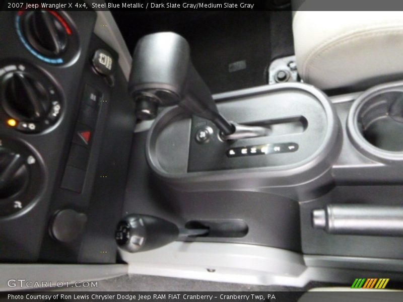 Steel Blue Metallic / Dark Slate Gray/Medium Slate Gray 2007 Jeep Wrangler X 4x4
