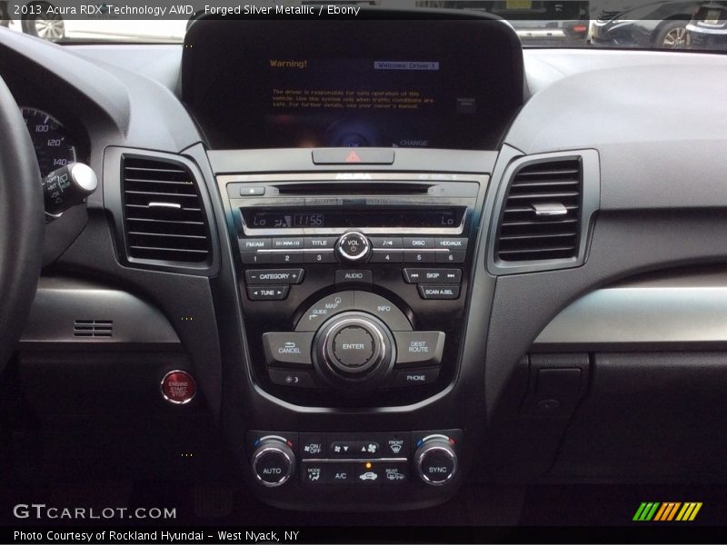 Forged Silver Metallic / Ebony 2013 Acura RDX Technology AWD