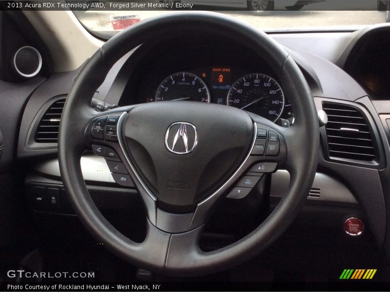 Forged Silver Metallic / Ebony 2013 Acura RDX Technology AWD