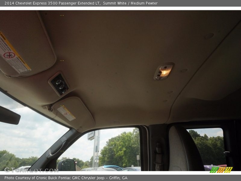 Summit White / Medium Pewter 2014 Chevrolet Express 3500 Passenger Extended LT