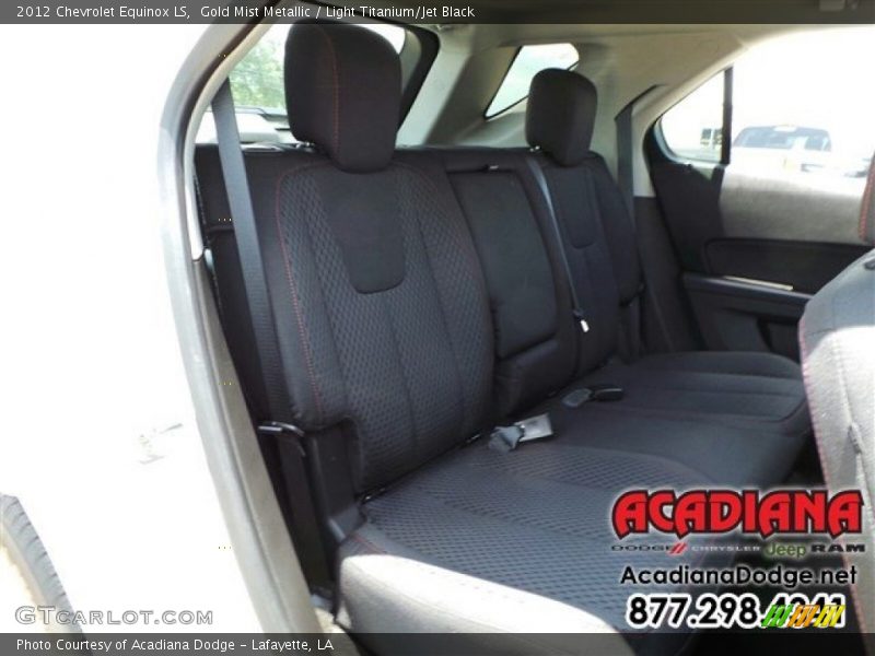 Gold Mist Metallic / Light Titanium/Jet Black 2012 Chevrolet Equinox LS