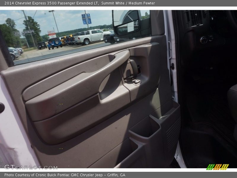 Summit White / Medium Pewter 2014 Chevrolet Express 3500 Passenger Extended LT