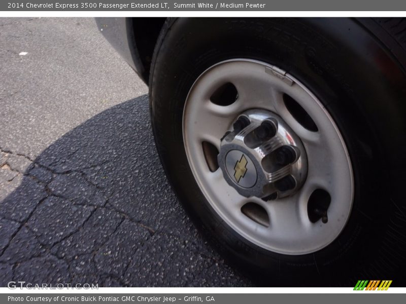 Summit White / Medium Pewter 2014 Chevrolet Express 3500 Passenger Extended LT