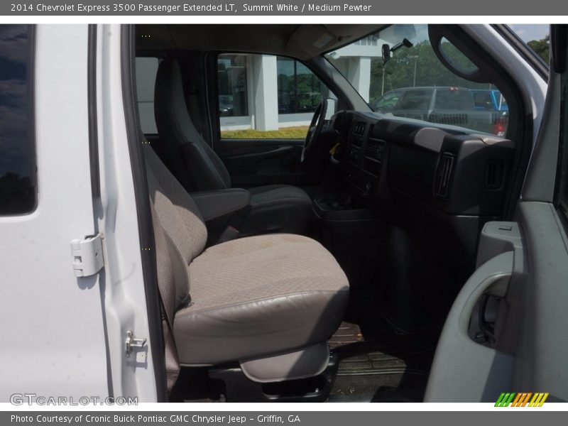 Summit White / Medium Pewter 2014 Chevrolet Express 3500 Passenger Extended LT