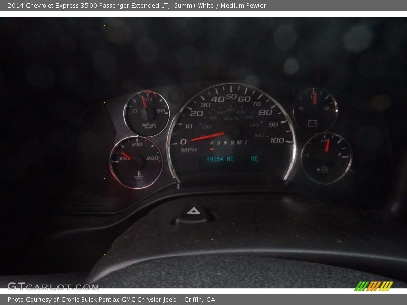Summit White / Medium Pewter 2014 Chevrolet Express 3500 Passenger Extended LT