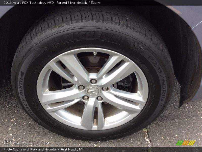 Forged Silver Metallic / Ebony 2013 Acura RDX Technology AWD