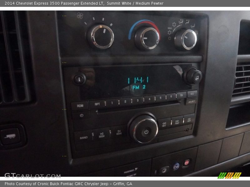 Summit White / Medium Pewter 2014 Chevrolet Express 3500 Passenger Extended LT