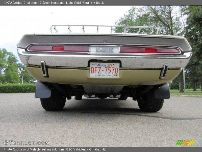 Light Gold Metallic / Black 1970 Dodge Challenger 2 Door Hardtop