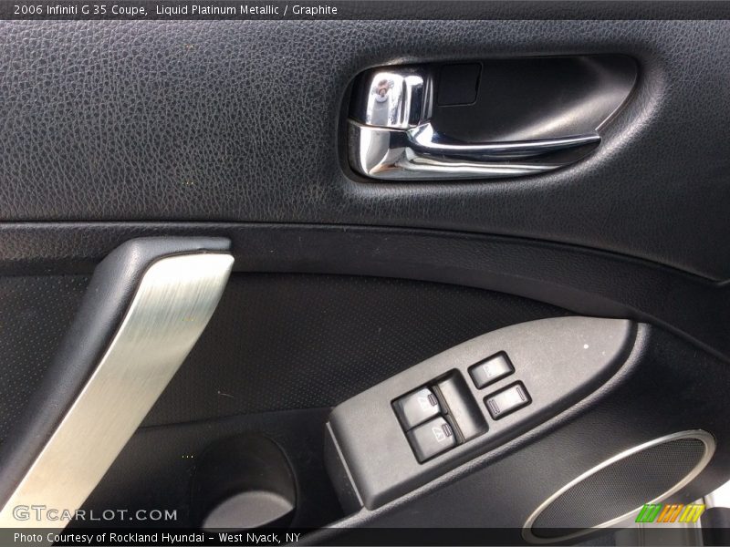 Liquid Platinum Metallic / Graphite 2006 Infiniti G 35 Coupe