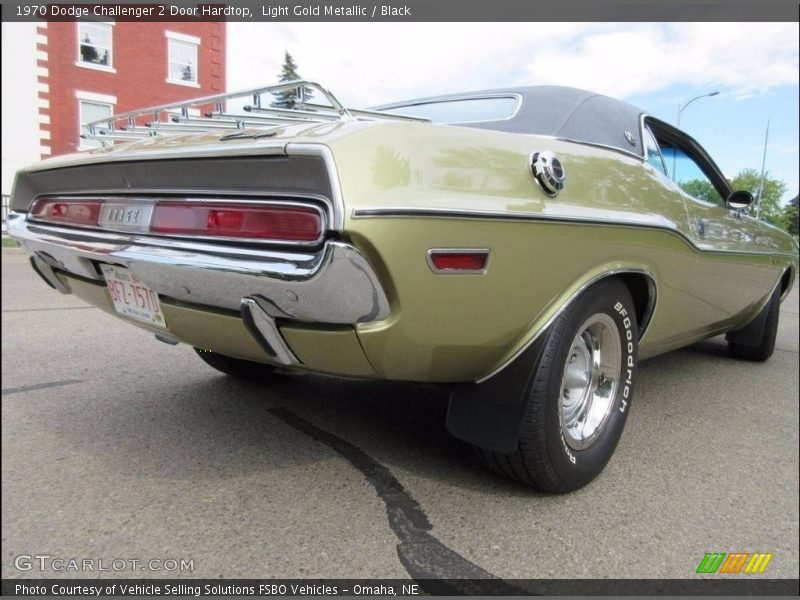 Light Gold Metallic / Black 1970 Dodge Challenger 2 Door Hardtop