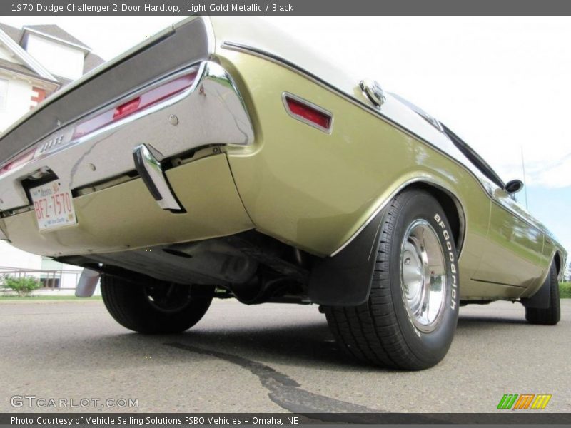Light Gold Metallic / Black 1970 Dodge Challenger 2 Door Hardtop