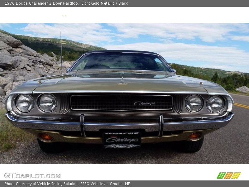 Light Gold Metallic / Black 1970 Dodge Challenger 2 Door Hardtop