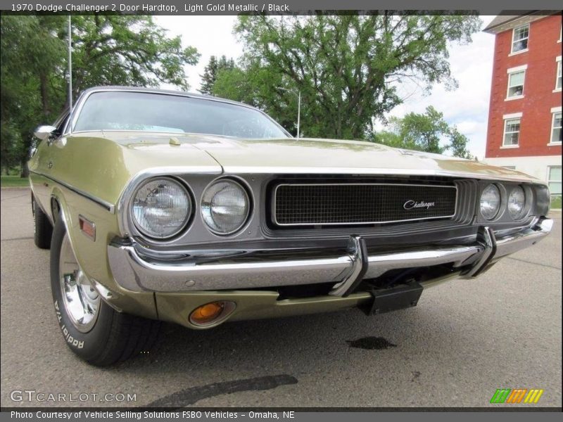 Light Gold Metallic / Black 1970 Dodge Challenger 2 Door Hardtop