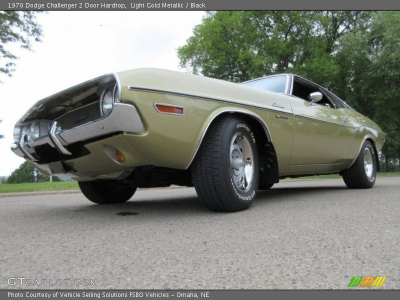Light Gold Metallic / Black 1970 Dodge Challenger 2 Door Hardtop