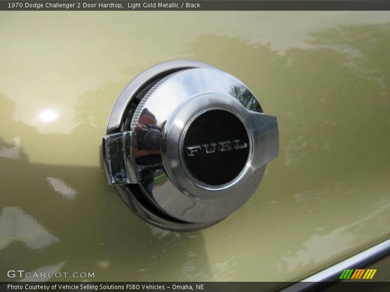 Light Gold Metallic / Black 1970 Dodge Challenger 2 Door Hardtop