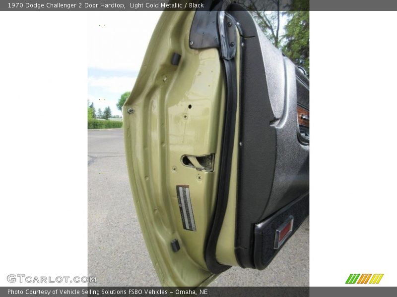 Light Gold Metallic / Black 1970 Dodge Challenger 2 Door Hardtop
