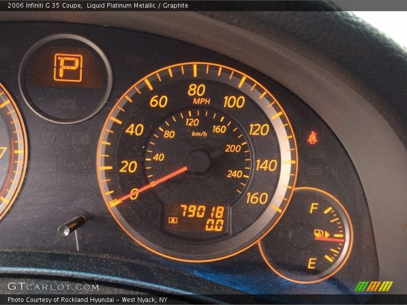Liquid Platinum Metallic / Graphite 2006 Infiniti G 35 Coupe