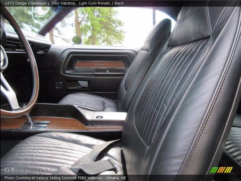 Light Gold Metallic / Black 1970 Dodge Challenger 2 Door Hardtop