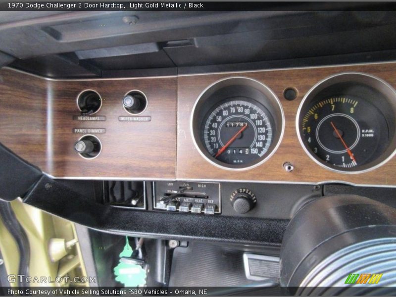 Controls of 1970 Challenger 2 Door Hardtop