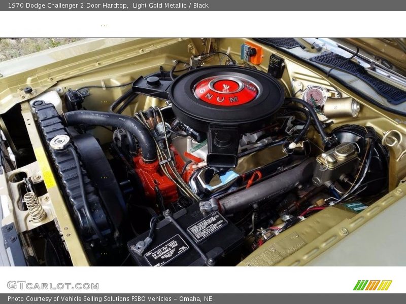  1970 Challenger 2 Door Hardtop Engine - 383 OHV 16-Valve Magnum V8