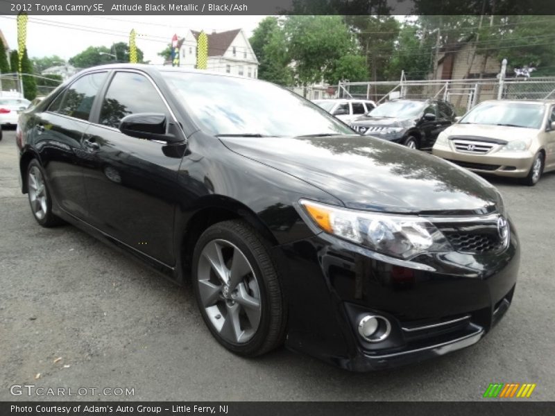 Attitude Black Metallic / Black/Ash 2012 Toyota Camry SE