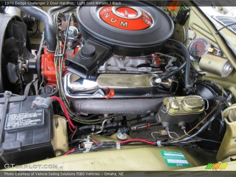  1970 Challenger 2 Door Hardtop Engine - 383 OHV 16-Valve Magnum V8