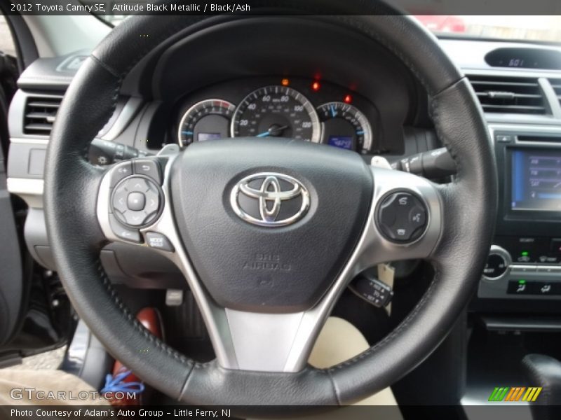 Attitude Black Metallic / Black/Ash 2012 Toyota Camry SE