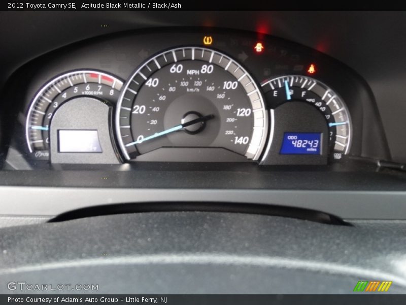 Attitude Black Metallic / Black/Ash 2012 Toyota Camry SE