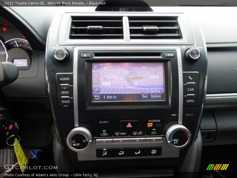 Attitude Black Metallic / Black/Ash 2012 Toyota Camry SE
