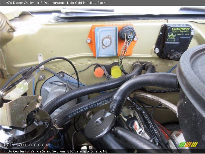 Light Gold Metallic / Black 1970 Dodge Challenger 2 Door Hardtop