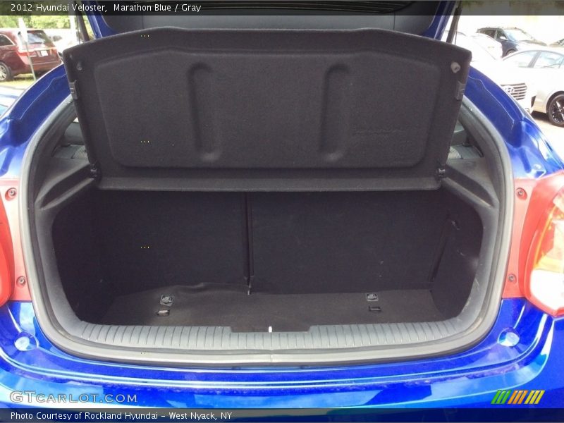 Marathon Blue / Gray 2012 Hyundai Veloster