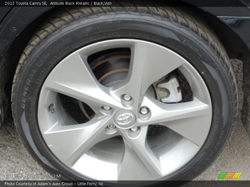 Attitude Black Metallic / Black/Ash 2012 Toyota Camry SE