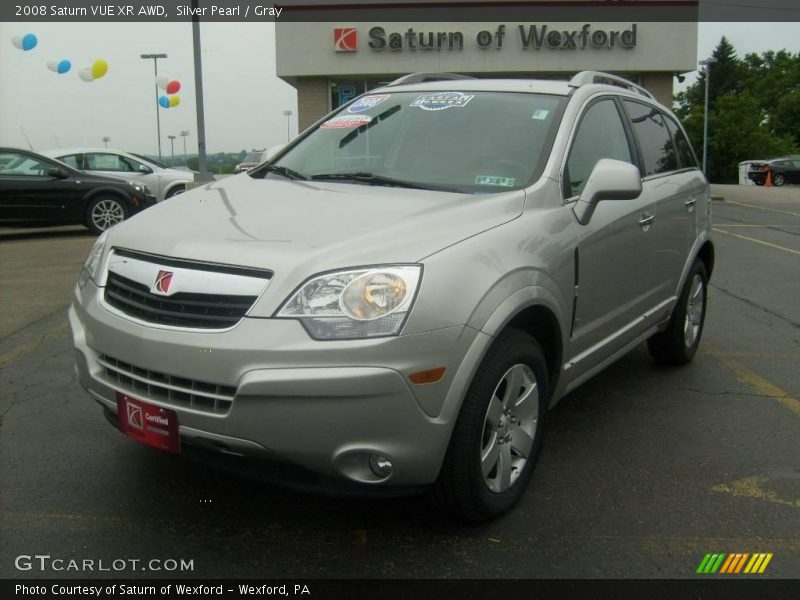 Silver Pearl / Gray 2008 Saturn VUE XR AWD