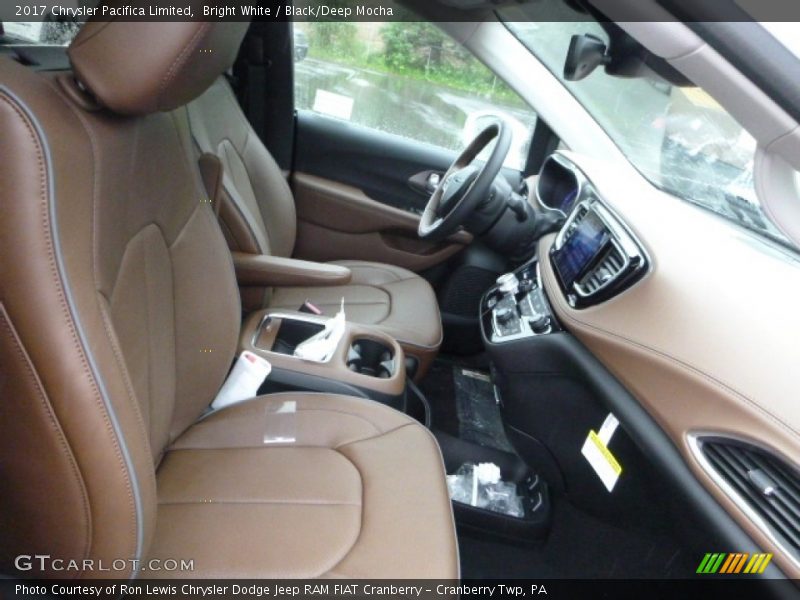 Bright White / Black/Deep Mocha 2017 Chrysler Pacifica Limited