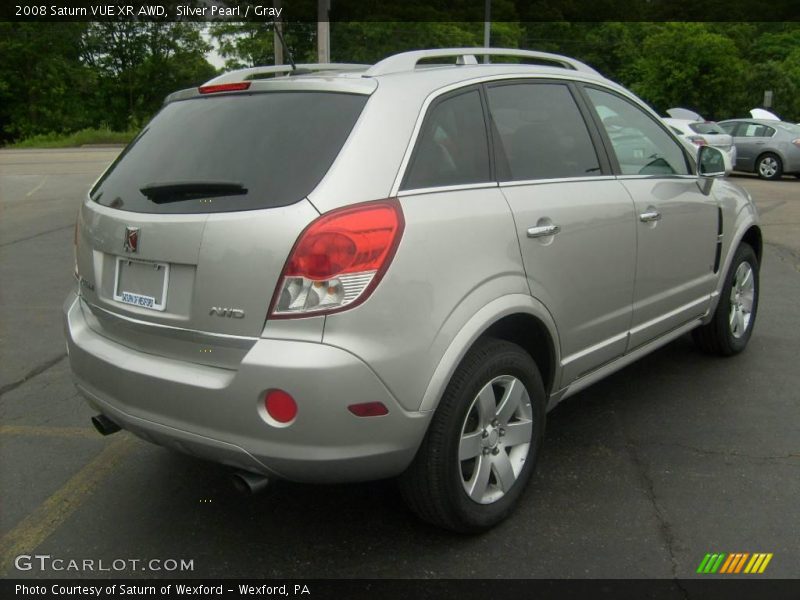 Silver Pearl / Gray 2008 Saturn VUE XR AWD