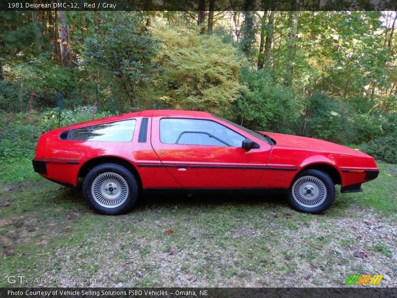  1981 DMC-12  Red