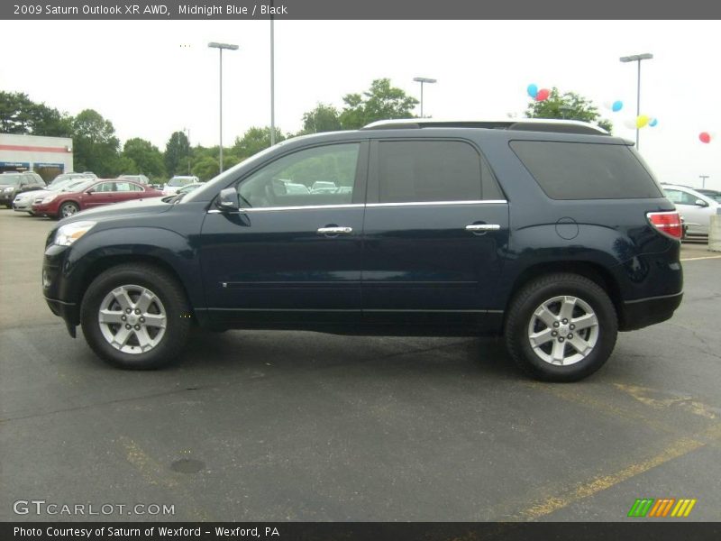 Midnight Blue / Black 2009 Saturn Outlook XR AWD