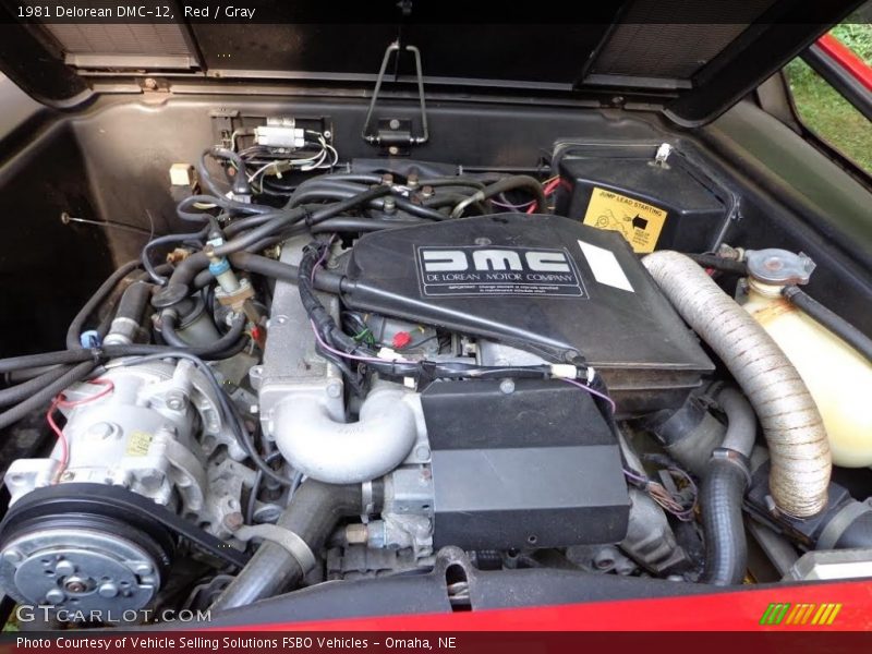  1981 DMC-12  Engine - 2.9 Liter SOHC 12-Valve V6